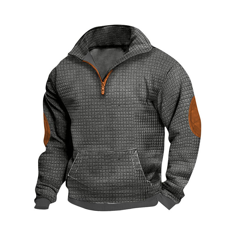 Men's  Long Sleeve Cashmere Sports Sweater