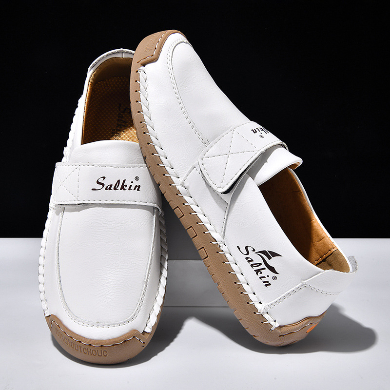 🔥Last Day 70% OFF🔥🐂 Men's Calfskin Casual Shoes 👞 Hand-sewn, slip-on design