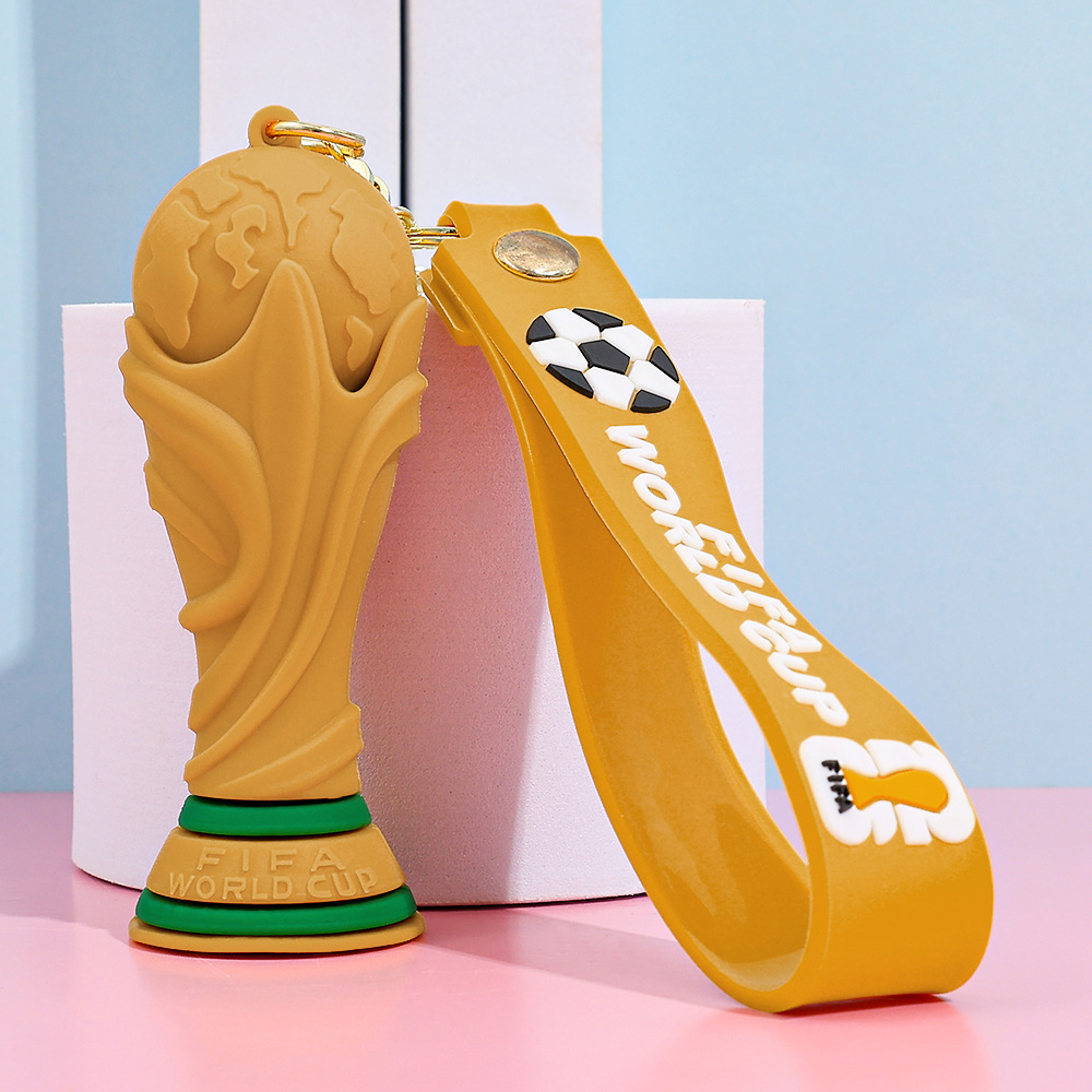 Cross-Border 2026 World Cup Keychain Cartoon Mascot Pendant Fans Peripheral Car Ornaments Small Gifts Wholesale