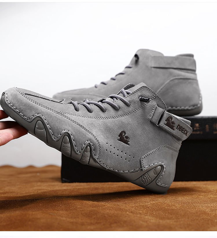 Italian Suede Boots Handmade (Beck Shoes) - LightsBetter