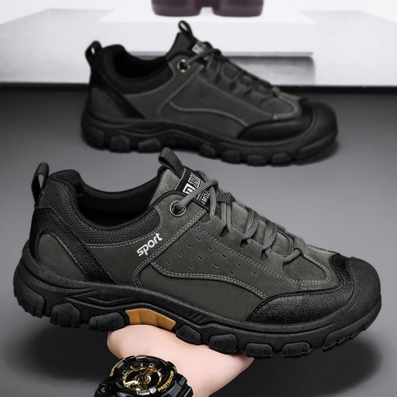 ⏰Limited Time Offer 70%🔥Men's Genuine Leather Comfort Orthopedic Walking Shoes Hiking Shoes