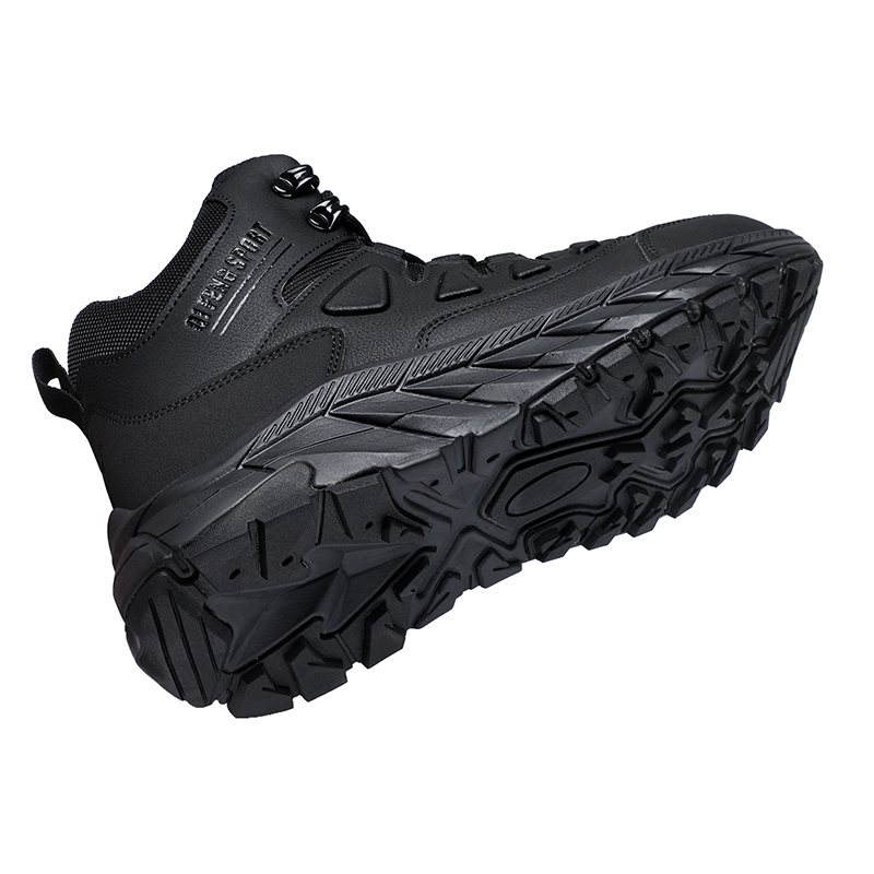 (🔥Limited-Time 70% OFF) Men's Warm Orthopedic Protective Hiking Boots - Safe and Comfortable Warm Work Boots - Waterproof, Slip-resistant, Impact-resistant, Puncture-resistant - Wide toe box, Arch Support, Ankle Support