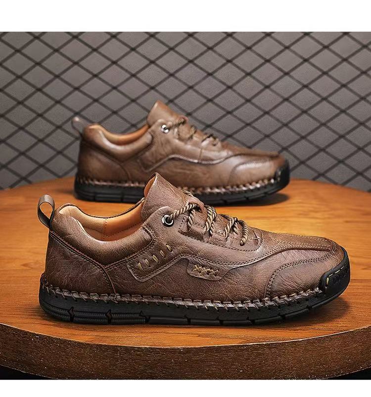 ⏰Last Day! 45% OFF  🔥Men's Genuine Leather Outdoor Loafers with Arch Support & Wide Toe Box