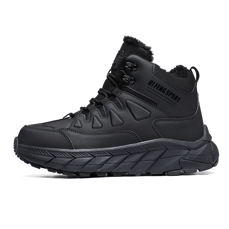 (🔥Limited-Time 70% OFF) Men's Warm Orthopedic Protective Hiking Boots - Safe and Comfortable Warm Work Boots - Waterproof, Slip-resistant, Impact-resistant, Puncture-resistant - Wide toe box, Arch Support, Ankle Support