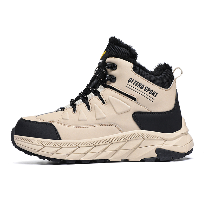 (🔥Limited-Time 70% OFF) Men's Warm Orthopedic Protective Hiking Boots - Safe and Comfortable Warm Work Boots - Waterproof, Slip-resistant, Impact-resistant, Puncture-resistant - Wide toe box, Arch Support, Ankle Support