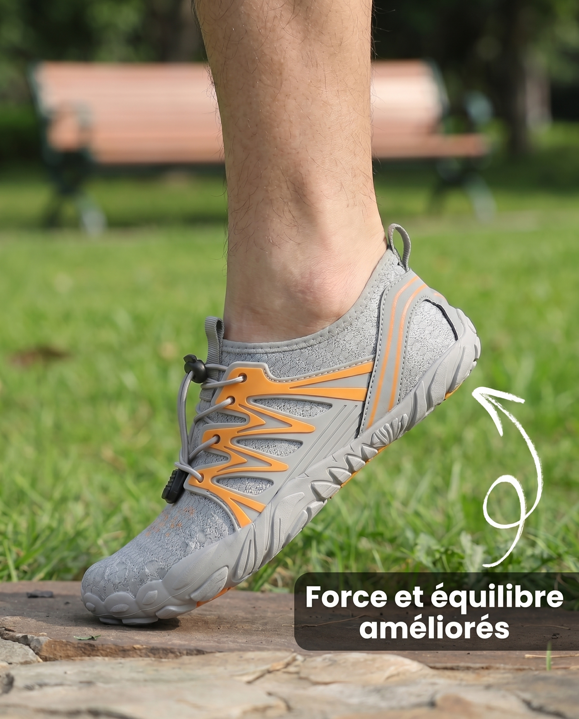 GRIS - CHAUSSURES MINIMALISTES PURESTEP