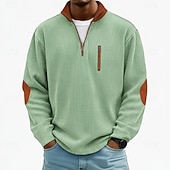 Men's Corduroy Shirt Tee Top Long Sleeve Shirt Oversized Loose Outdoor Street Tee for Men