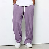 Men's Corduroy Shirt Tee Top Long Sleeve Shirt Oversized Loose Outdoor Street Tee for Men