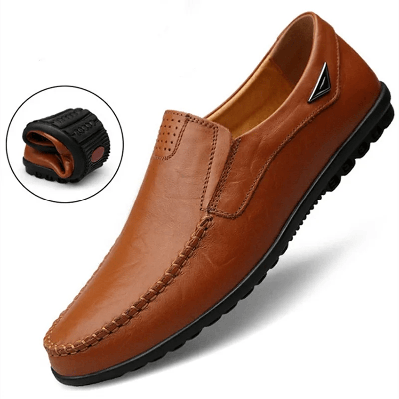 Old Money Leather Loafers Shoes