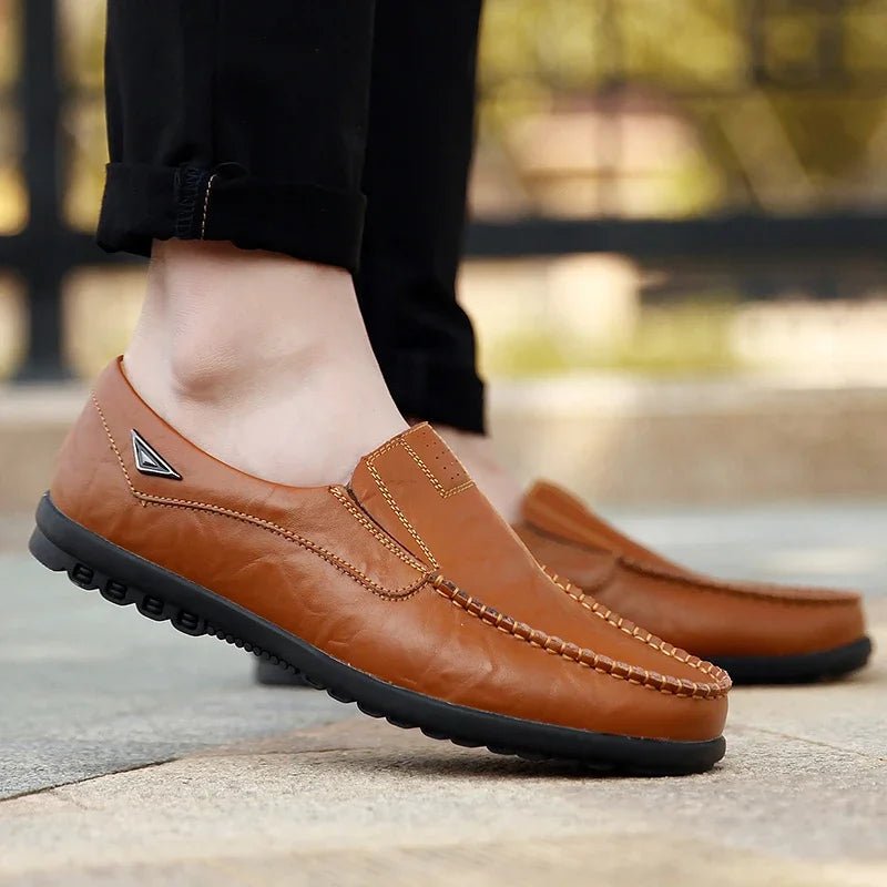Old Money Leather Loafers Shoes