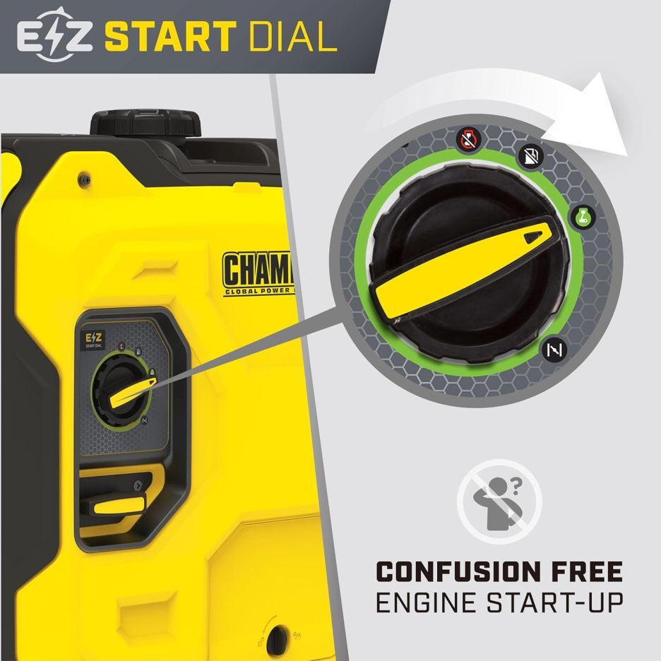 Champion Power Equipment 6500-Watt RV Ready Portable Inverter Generator with Quiet Technology and CO Shield
