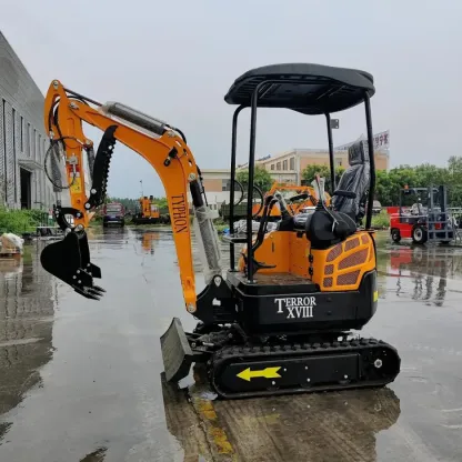 4,000 lbs Mini Excavator, Diesel Engine Machine for Garden, Farms, Parks, Roads – Ideal for Digging, Drilling, Bull-Dozing