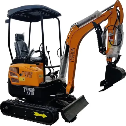 4,000 lbs Mini Excavator, Diesel Engine Machine for Garden, Farms, Parks, Roads – Ideal for Digging, Drilling, Bull-Dozing