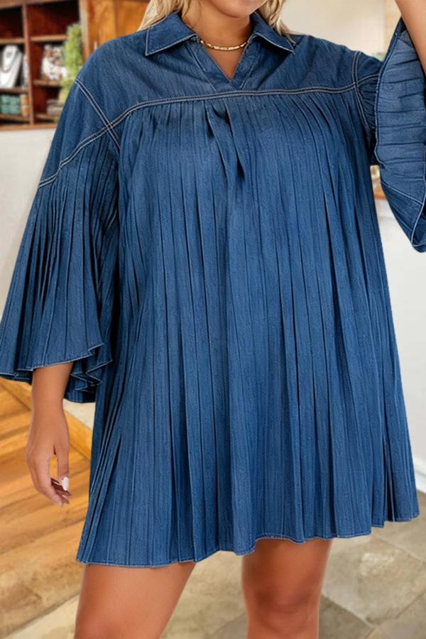 Stylish And Elegant Pleated Dress