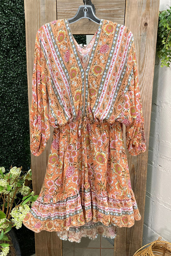 Classic Floral Ruffled Dresses