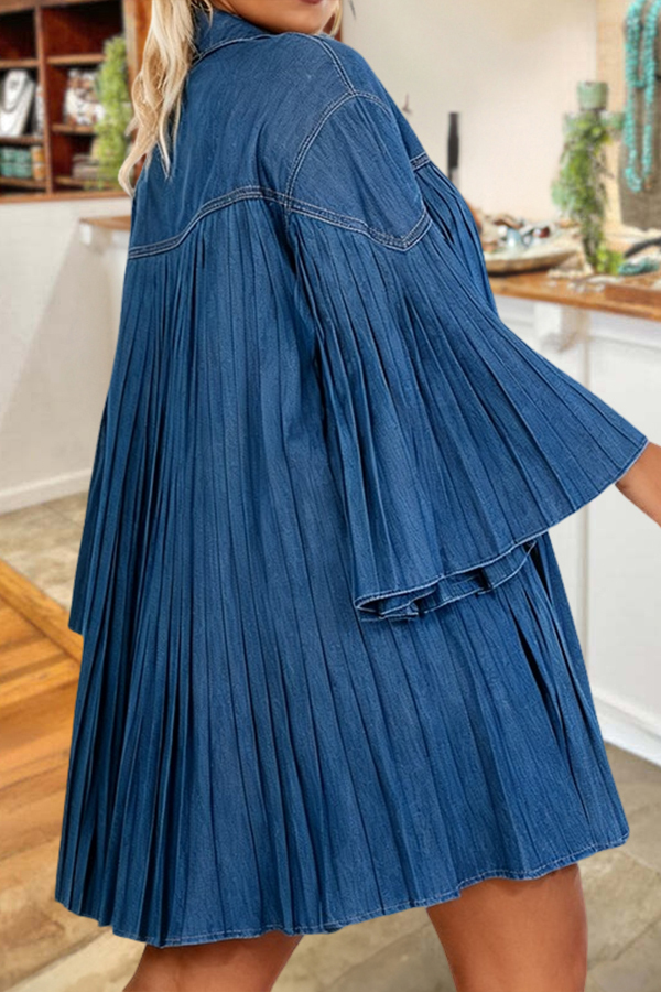 Stylish And Elegant Pleated Dress