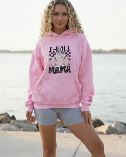 Loose Sparkly Baseball Game Day Hoodie