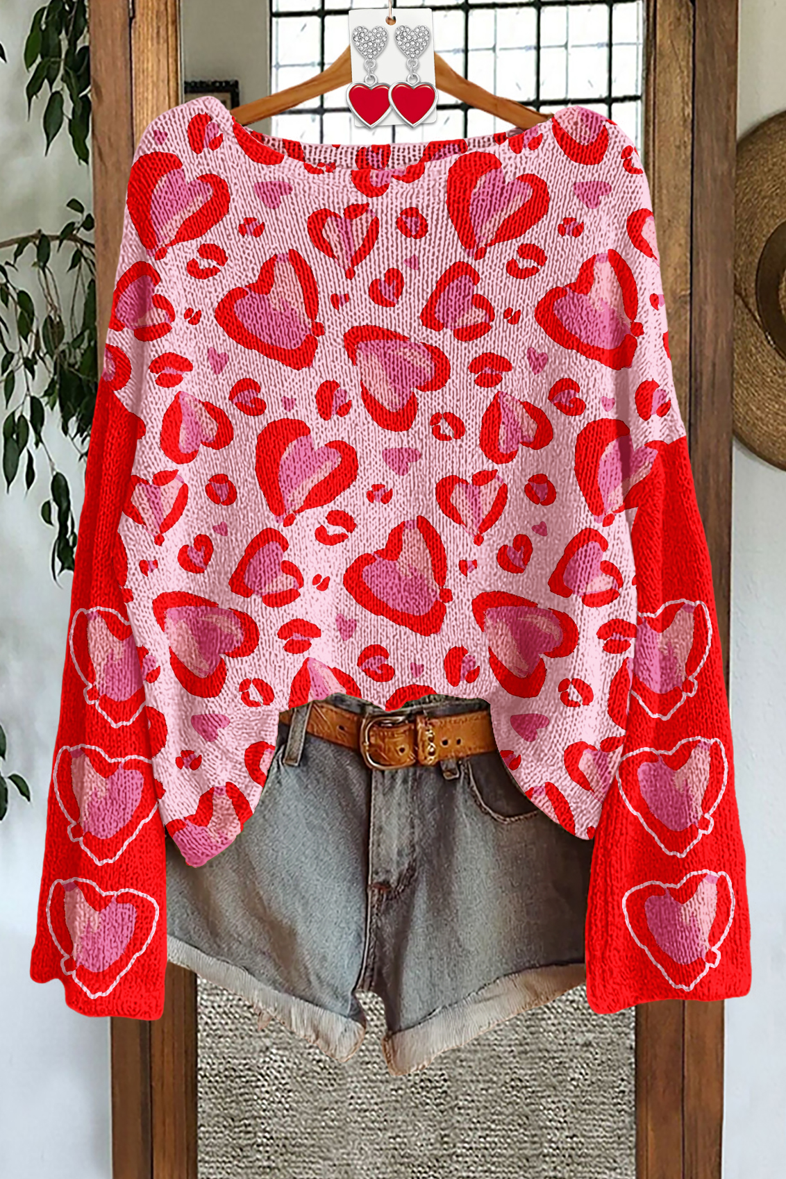 Valentine's Day Heart Sweater