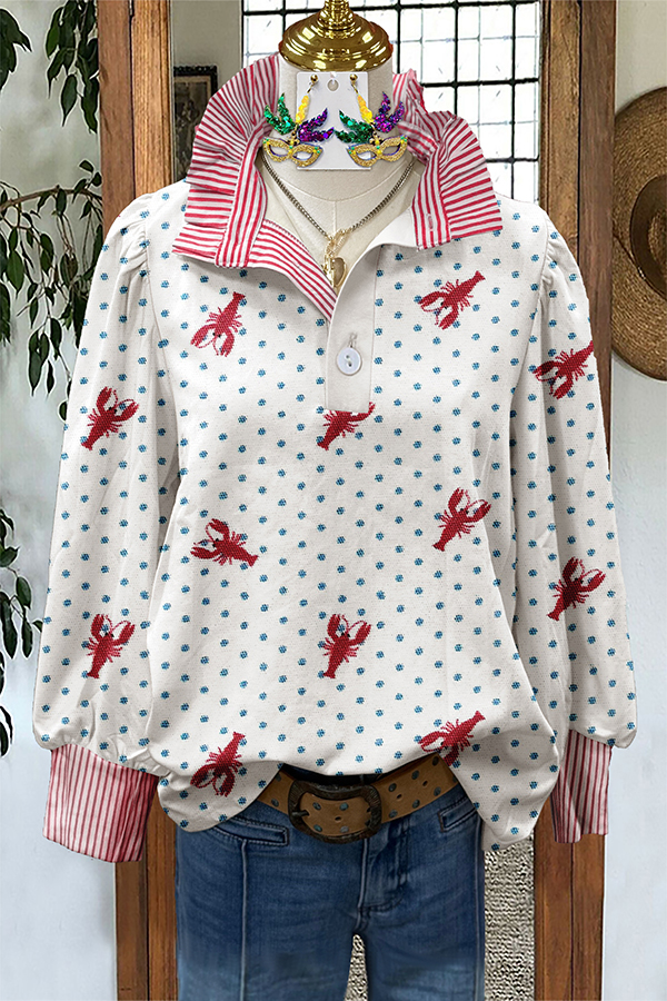 Mardi Gras Crawfish Blouses