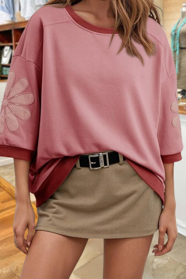 Fresh Floral Patchwork T-Shirt