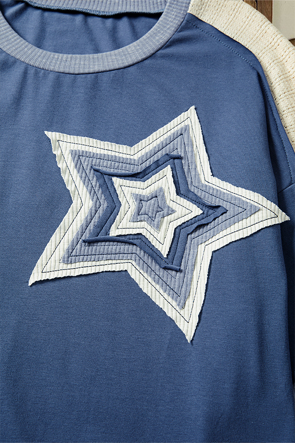 Classic USA Star Patchwork T-shirt