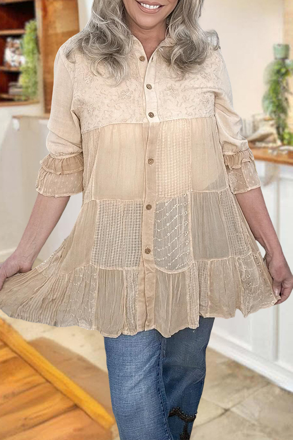 Women's top | Classic Ruffled Ruffle Blouses |Shopify-ladyboutiquebd