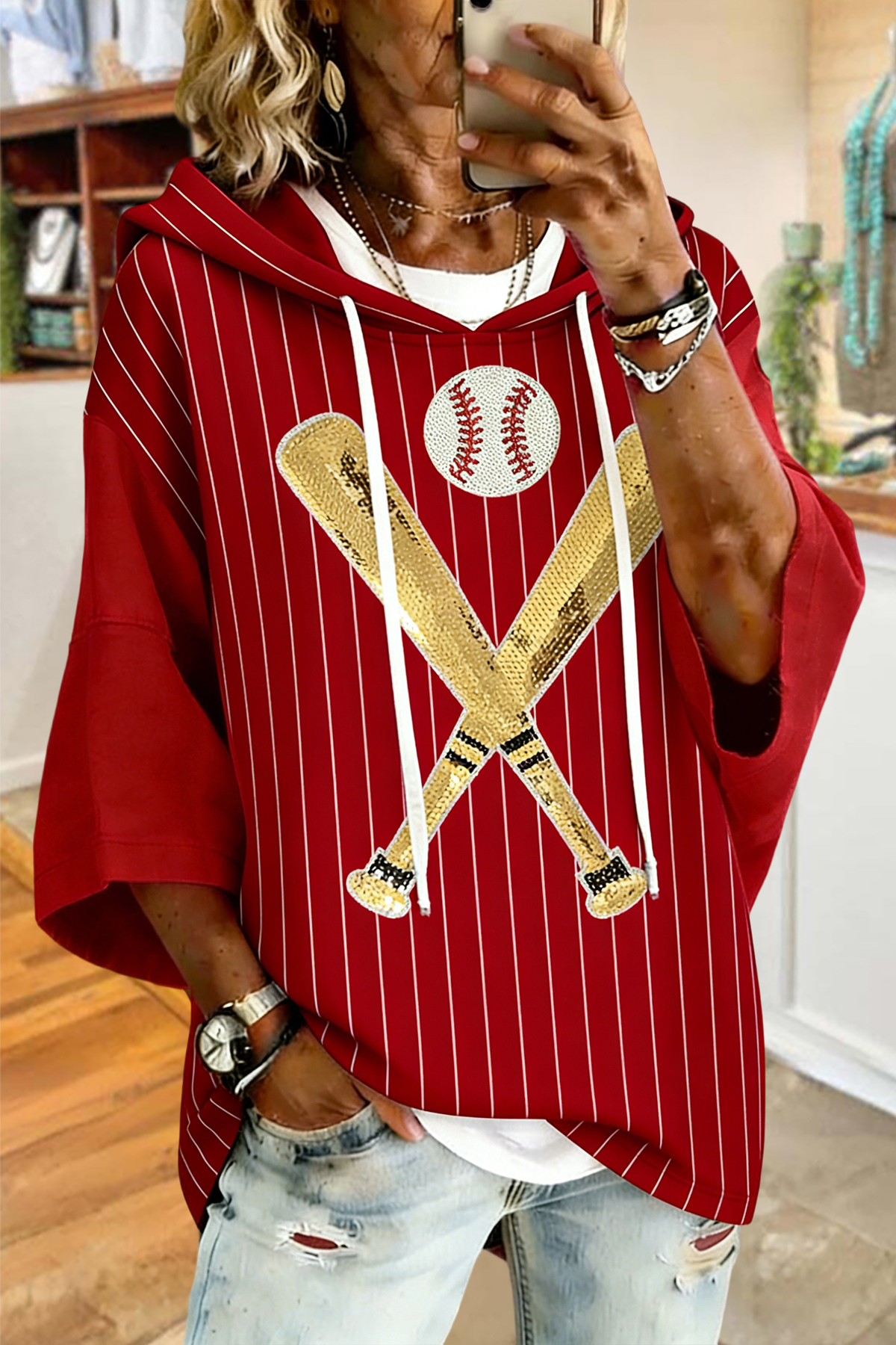 Baseball Game Day Hoodie