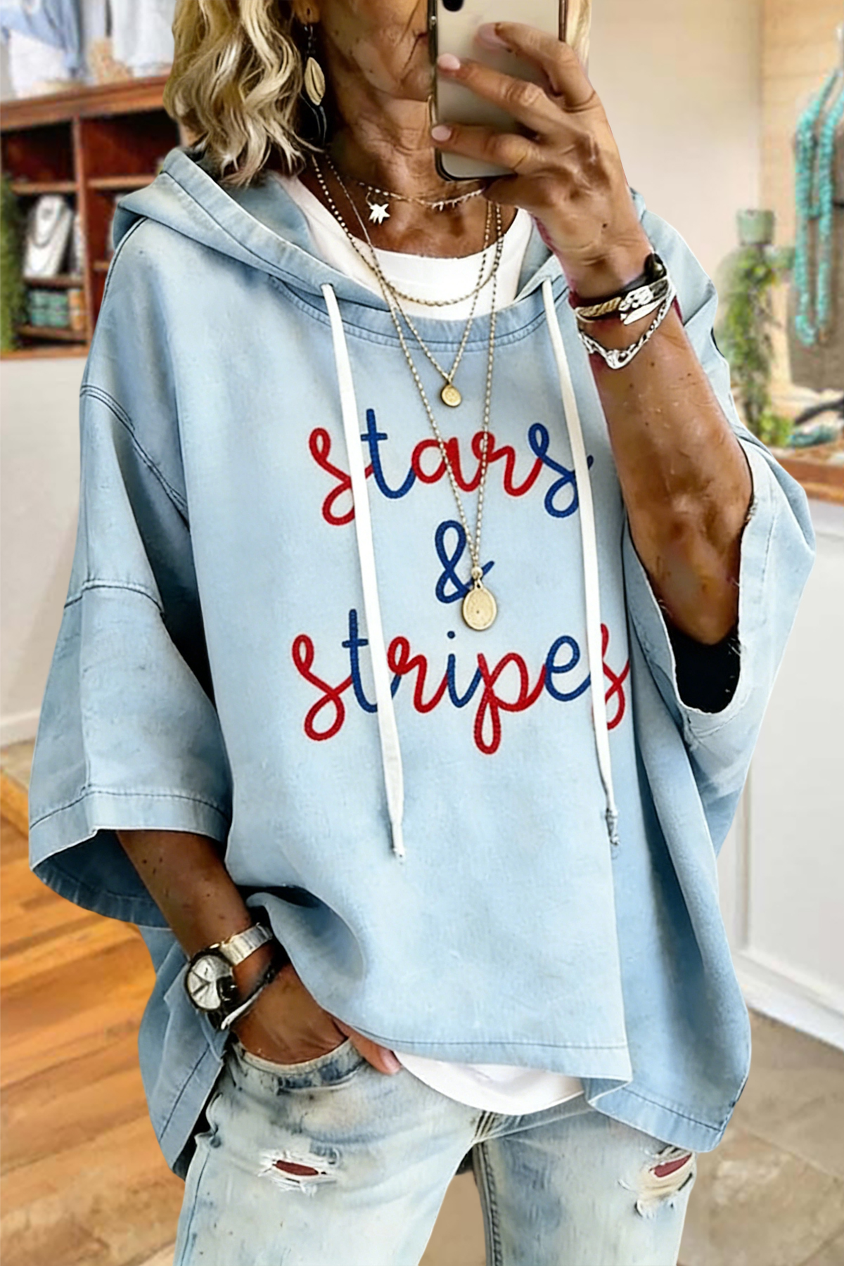 USA Stars & Stripes Hoodie