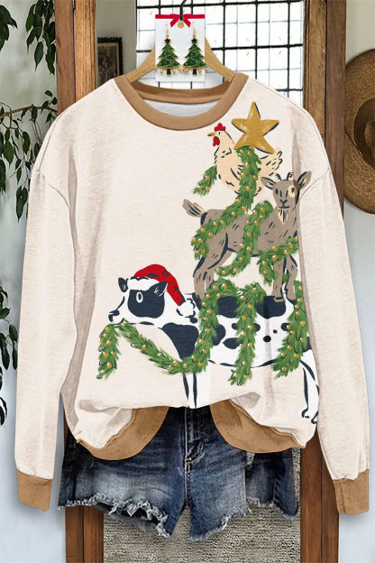 Western Christmas Tree Sweatshirt