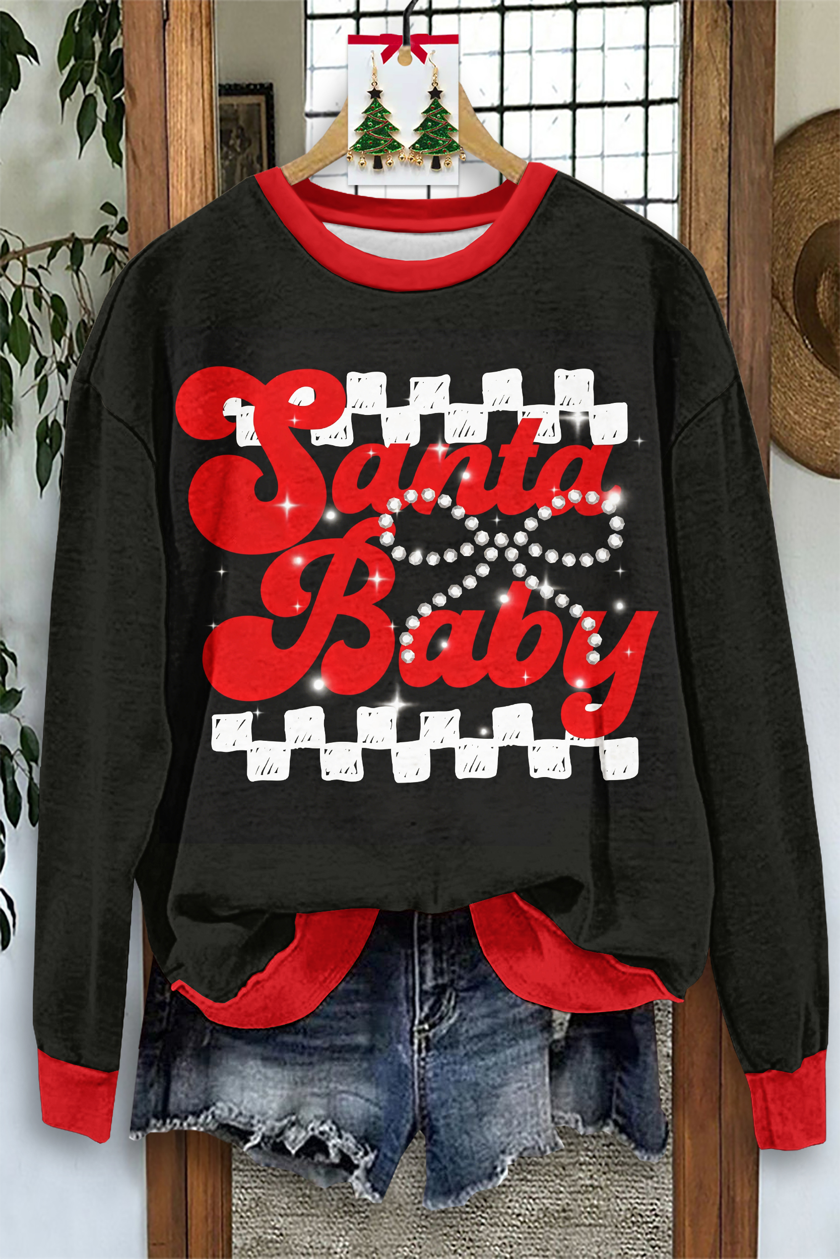 Christmas Santa Baby Sweatshirt