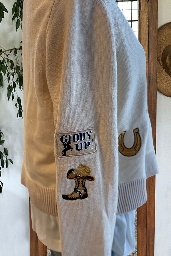 Western Yeehaw Horse Sweater