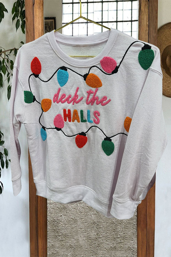 Christmas Deck The Halls Sweatshirt