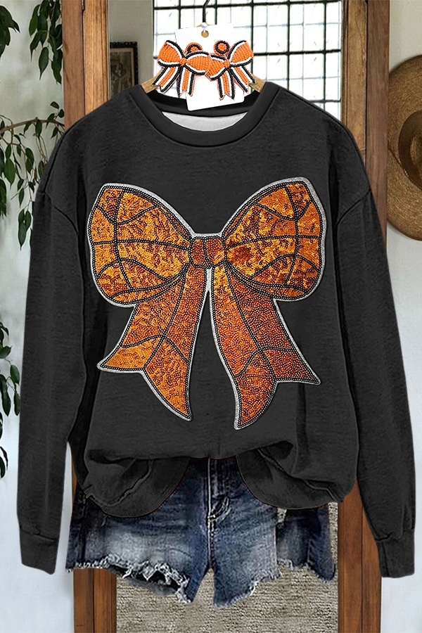 Bow Basketball Sweatshirt