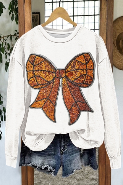 Bow Basketball Sweatshirt