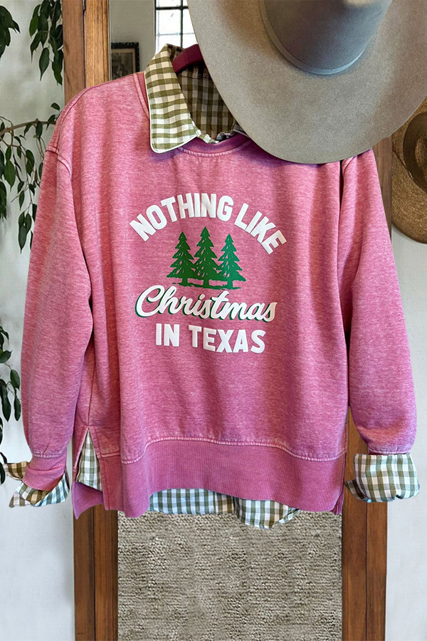 Distressed Christmas Tree Sweatshirt