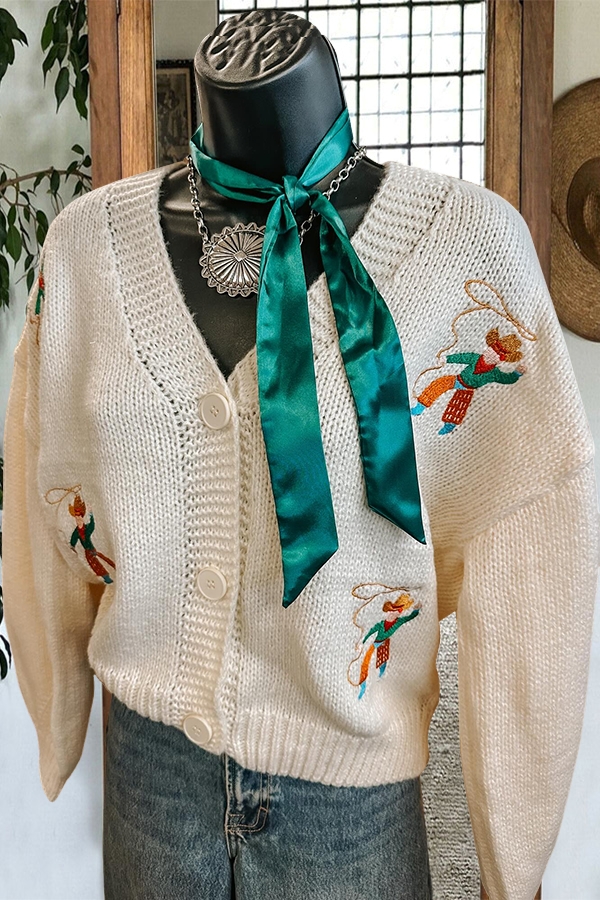 Western Cowgirl Rodeo Cardigan