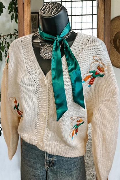 Western Cowgirl Rodeo Cardigan
