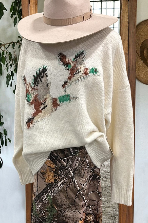 Wild Duck Flying Sweater