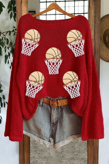 Shiny Basketball Sweater