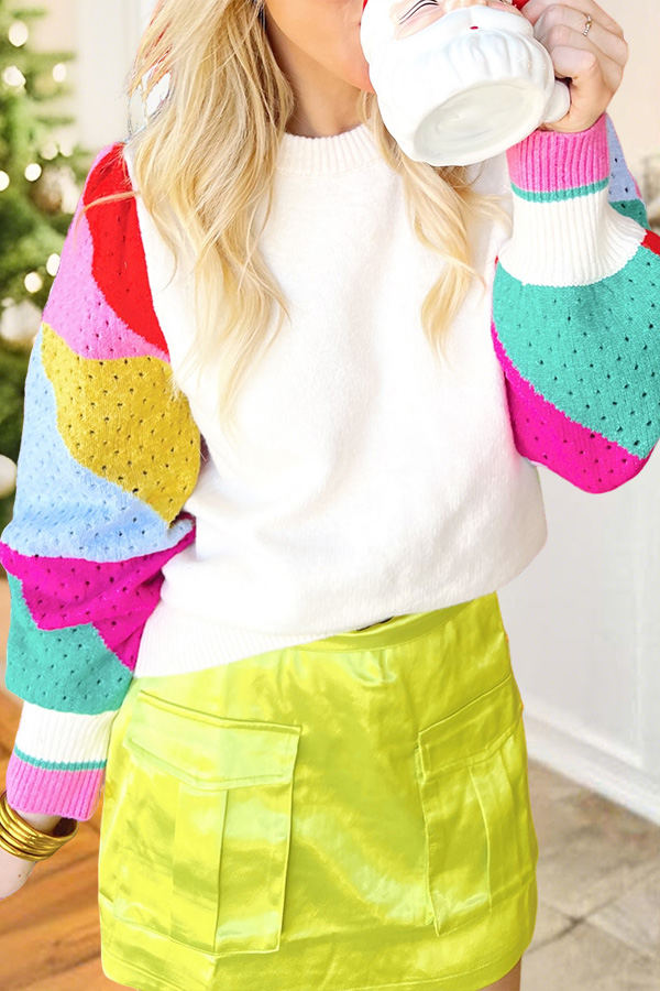 Holiday Colorful Candy Sweater