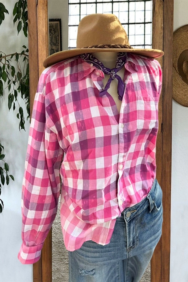 Plaid Santa Claus Shirt