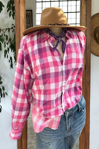 Plaid Santa Claus Shirt