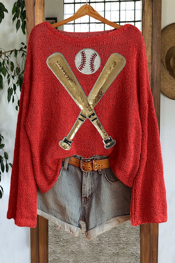 Baseball Game Day Sweater