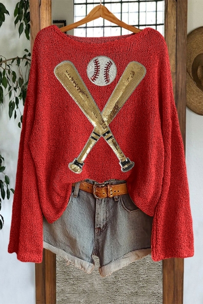 Baseball Game Day Sweater