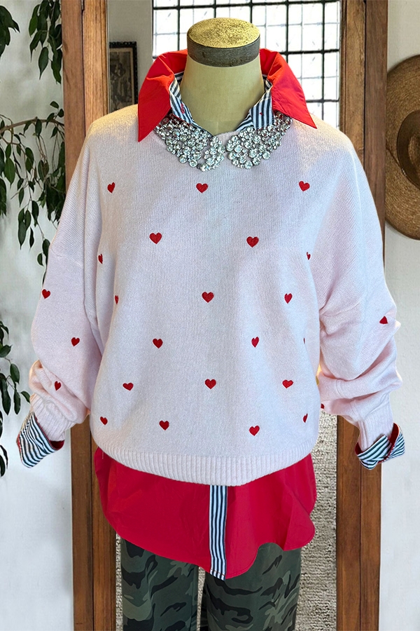 Valentine's Day Heart Sweater