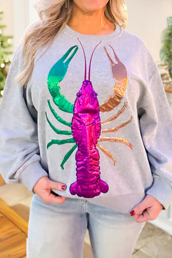 Mardi Gras Crawfish Sweatshirt