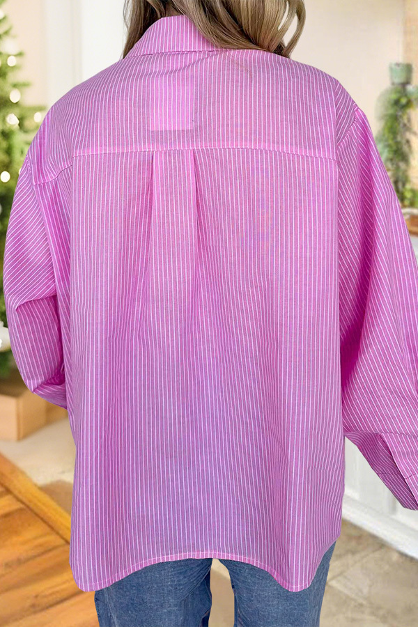 Valentine's Day Striped Swan Shirt