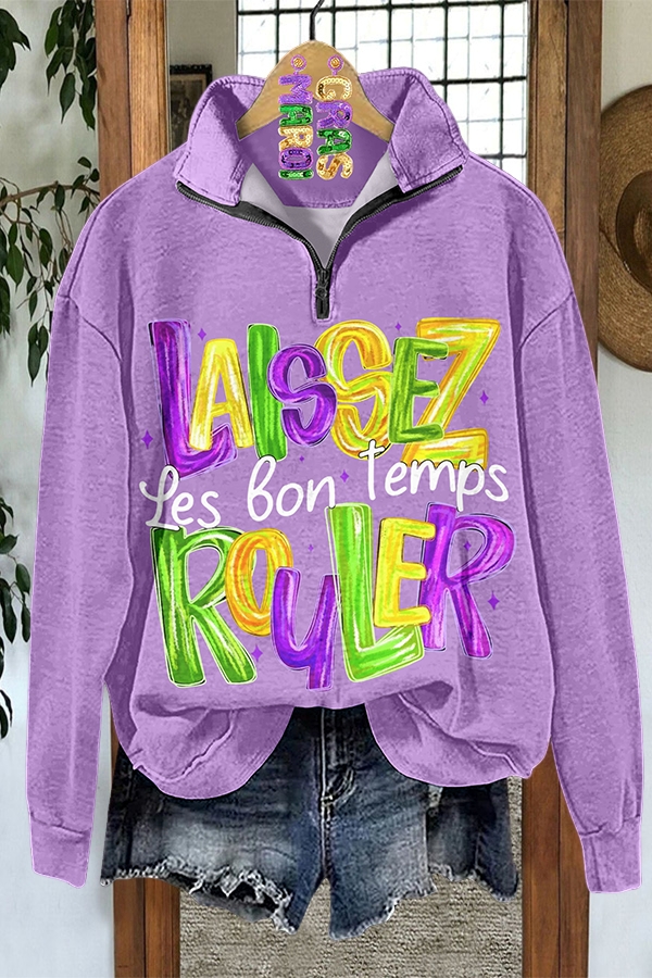 Mardi Gras Laissez Les Bon Temps Rouler Sweatshirt
