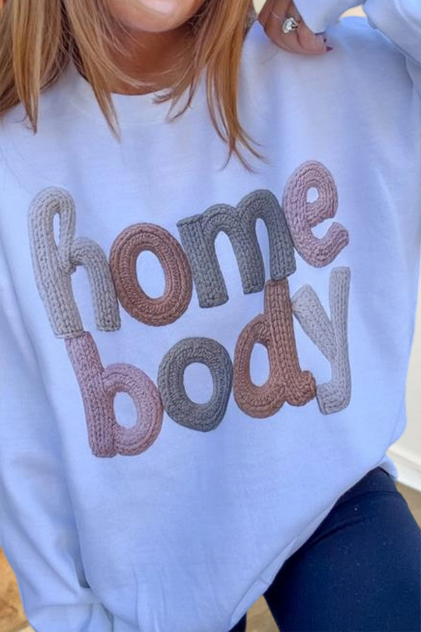 Cute Homebody Graphic Sweatshirt