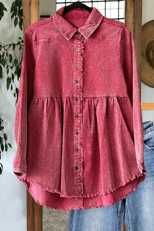 Denim Vintage Washed Mini Dress